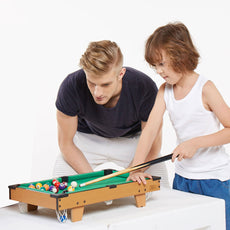 51 * 31.5 * 10.5cm HUANGGUAN TOYS HG201D Mini Billiards Table Educational Toys Family Use Game Room