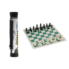 Foldable Plastic Chess Set International Chess Entertainment Game Chess Set Folding Board Educational Chess Outdoor Travel   Chess