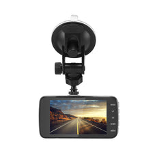 4" Dual Lens 1080P FHD 1.0MP Dash Camera Car DVR Video Recorder Camcorder Support Motion Detection/G-sensor/Loop Video/Reversing Priority/170 Degree Wide Angle with Rear Camera