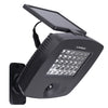 Lixada 30LEDs Ultra Bright Outdoor Solar Powered PIR Motion Sensor Light Security Wall Lamp for Garden Balcony Villa Courtyard