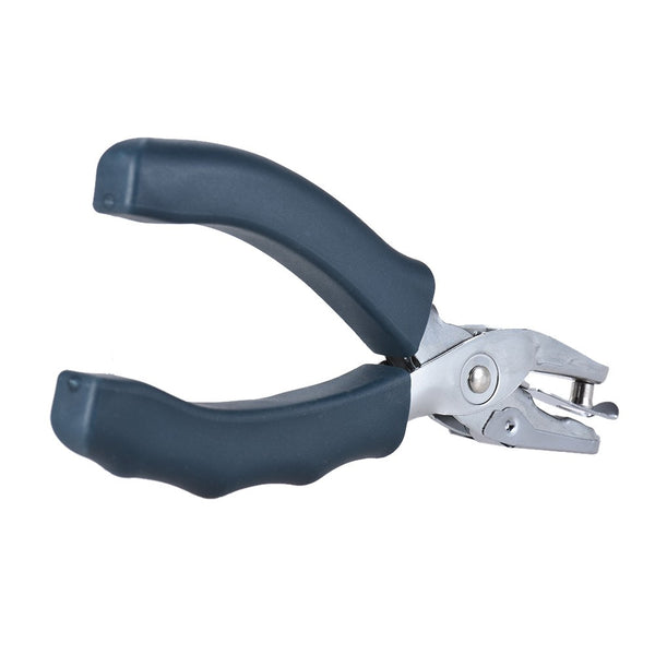Hand-held 1-Round Hole Paper Punch Puncher with Rubber Grip 6 Sheets P ...