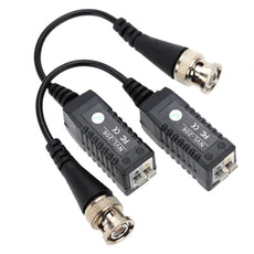 New 2 X CCTV Camera Coax CAT5 BNC 1 Channel Passive Video Balun UTP Transceiver