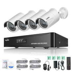 4CH 1080P POE Security Surveillance Cameras System