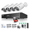 4CH 1080P POE Security Surveillance Cameras System