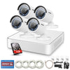 8CH 960P sPOE Indoor Outdoor Night Vision Security Cameras System