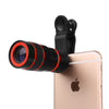 8x Zoom Optical Phone Telescope Portable Mobile Phone Telephoto Camera Lens and Clip for iPhone Samsung HTC Huawei LG Sony Etc