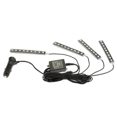 Wireless Remote Music / Voice Control Interior Atmosphere Light Bar Car Floor Dash LED Decoration Lamp Kit 12V