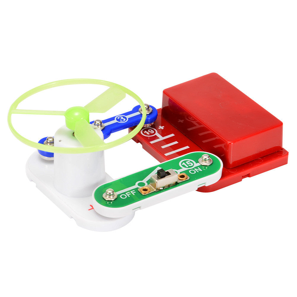 Physics Building Blocks Electronic Building Blocks Circuit Toy Educational Physics Science Kit ...