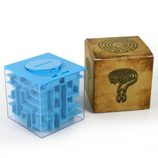 Thinkmax Money Saving Puzzle Maze Box for Kids and Children, Money Maze Bank, Coin Cash Bill Storage Box, Game Change Toy, Super Great Gifts