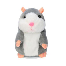 Lovely Talking Plush Hamster Toy, Can Change Voice, Record Sounds, Nod Head or Walk, Early Education for Baby, Different Size for Choice