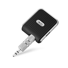 Universal 3.5mm Bluetooth 4.1 Receiver Music Audio Receiver Adapter Rechargeable Hands-free Car Kit with Clip AUX A2DP Streaming Kit for Speaker Headphone Car Stereo