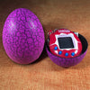 Funny Cracked Dinosaur Eggs Shaped Tumbler Electronic Virtual Cyber Digital Pets Machine Digital E-pet For Children