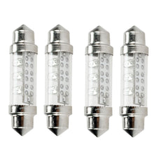 4x Super White 42mm 6-SMD LED 212-2 578 6429 Festoon Dome Interior Light Bulb