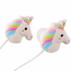 Unicorns Universal Stereo MP3 Phone In-ear Cartoon Rainbow Horse Earphones