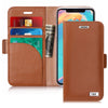 iPhone X Case, iPhone X Wallet Case, FYY [Genuine Leather] 100% Handmade [RFID Blocking] Wallet Case with [Kickstand Function] for iPhone X (2017)