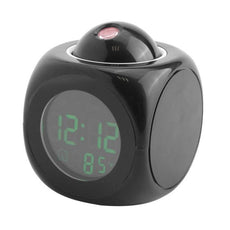 Multi-function Digital LCD Wall Projection Voice Talking Temperature Display LED Alarm Clock