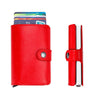 Secure Anti-theft Slim Fiber Clip Wallet RFID EDC Card Holder-Men Leather Wallet