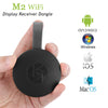 2.4G Wireless WiFi TV Display Dongle Receiver Streaming Video Gaming HD 1080P for iOS Android Smartphones Tablet PC Support DLNA