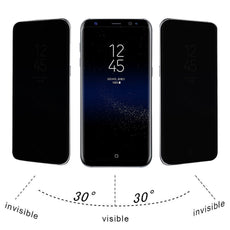For Samsung Galaxy S8 Plus Privacy Full Screen Protector Anti-Spy Tempered Glass
