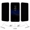 For Samsung Galaxy S8 Privacy Full Screen Protector Anti-Spy Tempered Glass