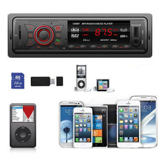 In Dash Car Audio Bluetooth Stereo Head Unit MP3/USB/SD/AUX/FM Input AUX