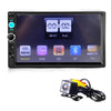 Bluetooth Car Stereo Audio In-Dash Aux Input Receiver SD/USB MP5 Player + Camera