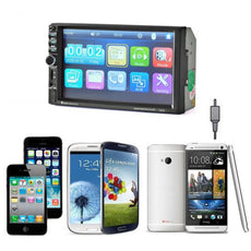 Bluetooth Car Stereo Audio In-Dash Aux Input Receiver SD/USB MP5 Player
