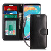 Samsung Galaxy S9 Case, FYY [Prevent Card Information Leaking Technique] Premium PU Leather Wallet Case with [Kickstand Feature][Wrist Strap][Shockproof Rubber Cover] for Galaxy S9