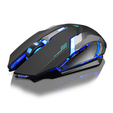 Rechargeable X7 Wireless Silent LED Backlit USB Optical Ergonomic Gaming Mouse