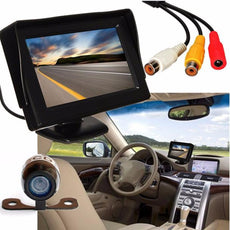 4.3'' LCD Car Rear View Monitor Night Vision Reverse Backup Camera Waterproof