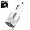 Powstro Universal Aluminium Dual USB Car Charger 12-24V 2.1A Vehicle Charger for iPhone 5 6S ipad Samsung Galaxy S4 S5 Tablet