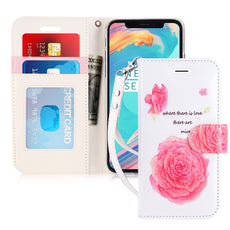 iPhone X Case, iPhone X Wallet Case, FYY [RFID Blocking wallet Case] 100% Handmade Flip Folio Case [Kickstand Feature] With ID&Credit Card Protector for Apple iPhone X Edition(2017)