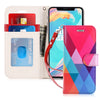iPhone X Case, iPhone X Wallet Case, FYY [RFID Blocking wallet Case] 100% Handmade Flip Folio Case [Kickstand Feature] With ID&Credit Card Protector for Apple iPhone X Edition(2017)