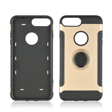 Phone Cover Hard PC 360 Rotate Ring Holder Phone Back Case Shockproof for IPhone X 8 7 6S 6 Plus