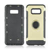 Hard PC Phone Cover 360 Rotate Ring Holder Phone Back Case Shockproof for Samsung Galaxy S8 Plus