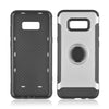 Hard PC Phone Cover 360 Rotate Ring Holder Phone Back Case Shockproof for Samsung Galaxy S8 Plus