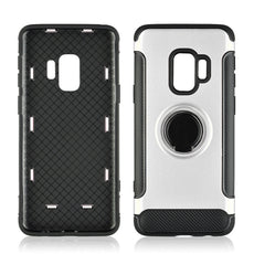 Hard PC Phone Cover 360 Rotate Ring Holder Phone Back Case Shockproof for Samsung Galaxy S8 S9 Plus