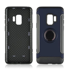 Hard PC Phone Cover 360 Rotate Ring Holder Phone Back Case Shockproof for Samsung Galaxy S8 S9 Plus