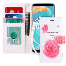Samsung Galaxy S9+ Plus Case, FYY[Prevent Card Information Leaking Technique]Premium PU Leather Wallet Case with [Kickstand Feature][Wrist Strap][Shockproof Rubber Cover] for Galaxy S9 Plus