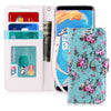 Samsung Galaxy S9+ Plus Case, FYY[Prevent Card Information Leaking Technique]Premium PU Leather Wallet Case with [Kickstand Feature][Wrist Strap][Shockproof Rubber Cover] for Galaxy S9 Plus