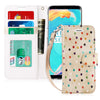 Samsung Galaxy S9+ Plus Case, FYY[Prevent Card Information Leaking Technique]Premium PU Leather Wallet Case with [Kickstand Feature][Wrist Strap][Shockproof Rubber Cover] for Galaxy S9 Plus