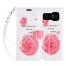 Note 8 Case, Galaxy Note 8 Case, FYY[RFID Blocking wallet Case] 100% Handmade Flip Folio Case [Kickstand Feature] With ID&Credit Card Protector for Galaxy Note 8(2017)