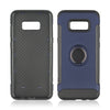 Hard PC Phone Cover 360 Rotate Ring Holder Phone Back Case Shockproof for Samsung Galaxy S8