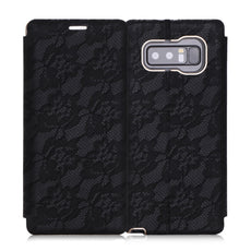 Note 8 Wallet Case, FYY 100% Handmade Luxury Wallet Case with Card Slot and Kickstand Function for Samsung Galaxy Note 8