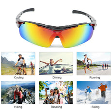 XS003 UV400 Polarized Cycling Sunglasses with 5 Interchangeable Lenses