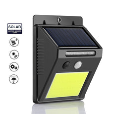 48 LED Motion Solar Light Waterproof Security Night Light Rechargeable Wall Light Outdoor Cool White