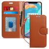 iPhone X Case, iPhone X Wallet Case, FYY 100% Handmade Flip Folio Case [Kickstand Feature] With ID&Credit Card Protector for Apple iPhone X Edition(2017)