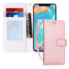iPhone X Case, iPhone X Wallet Case, FYY [RFID Blocking wallet Case] 100% Handmade Flip Folio Case [Kickstand Feature] With ID&Credit Card Protector for Apple iPhone X Edition(2017)
