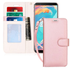 Note 8 Case, Galaxy Note 8 Case, FYY[RFID Blocking wallet Case] Handmade Flip Folio Case [Kickstand Feature] With ID and Credit Card Protector for Galaxy Note 8(2017)
