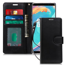 Note 8 Case, Galaxy Note 8 Case, FYY[RFID Blocking wallet Case] 100% Handmade Flip Folio Case [Kickstand Feature] With ID&Credit Card Protector for Galaxy Note 8(2017)